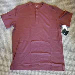Saks Fifth Avenue Burgandy Henley
